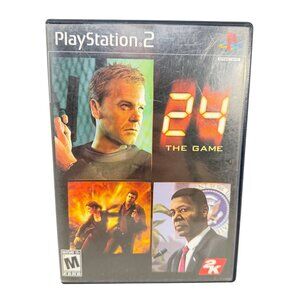 Playstation 2 PS2 - 24: The Game - CIB Tested/Works